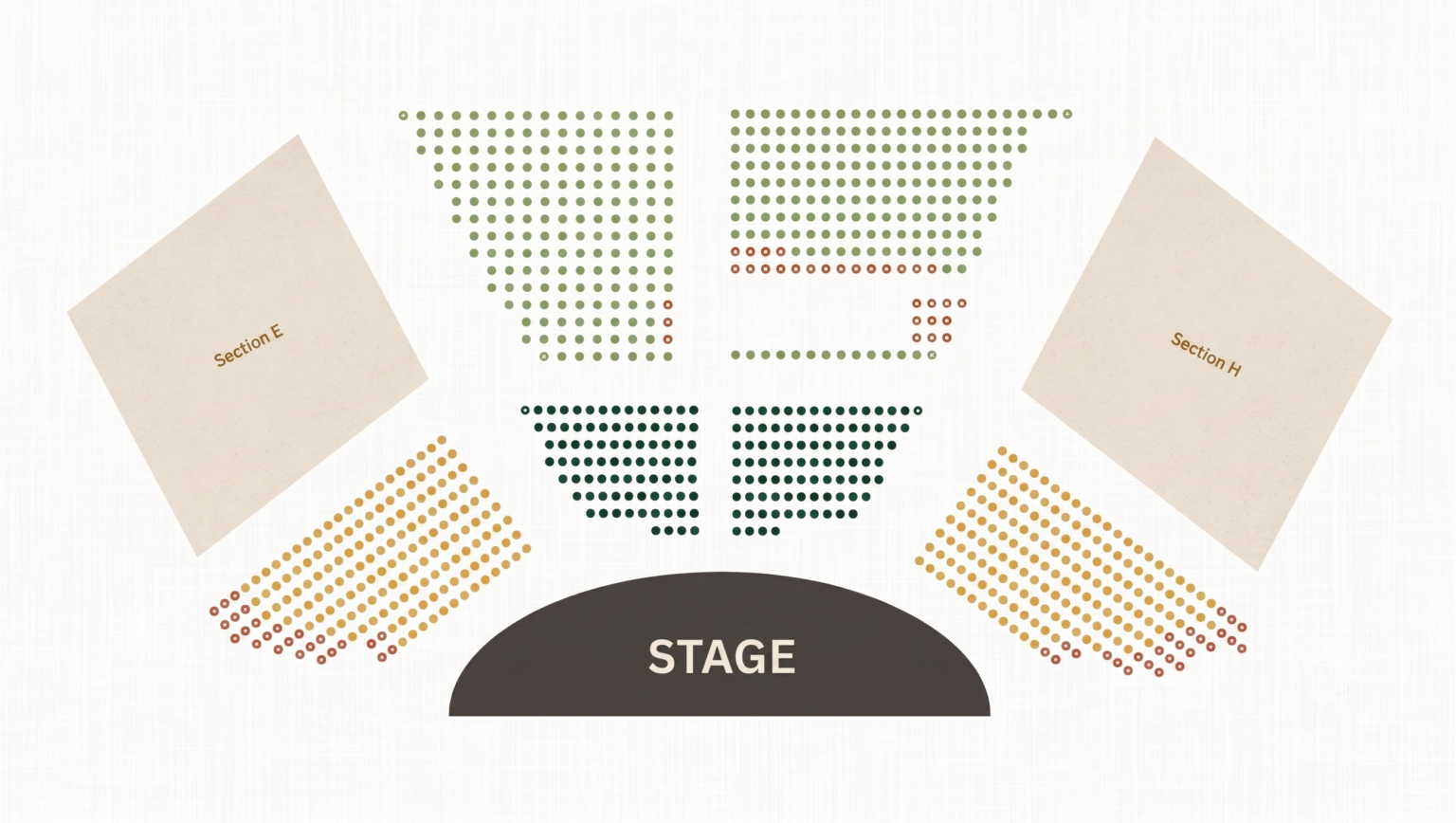 The Promise seating map