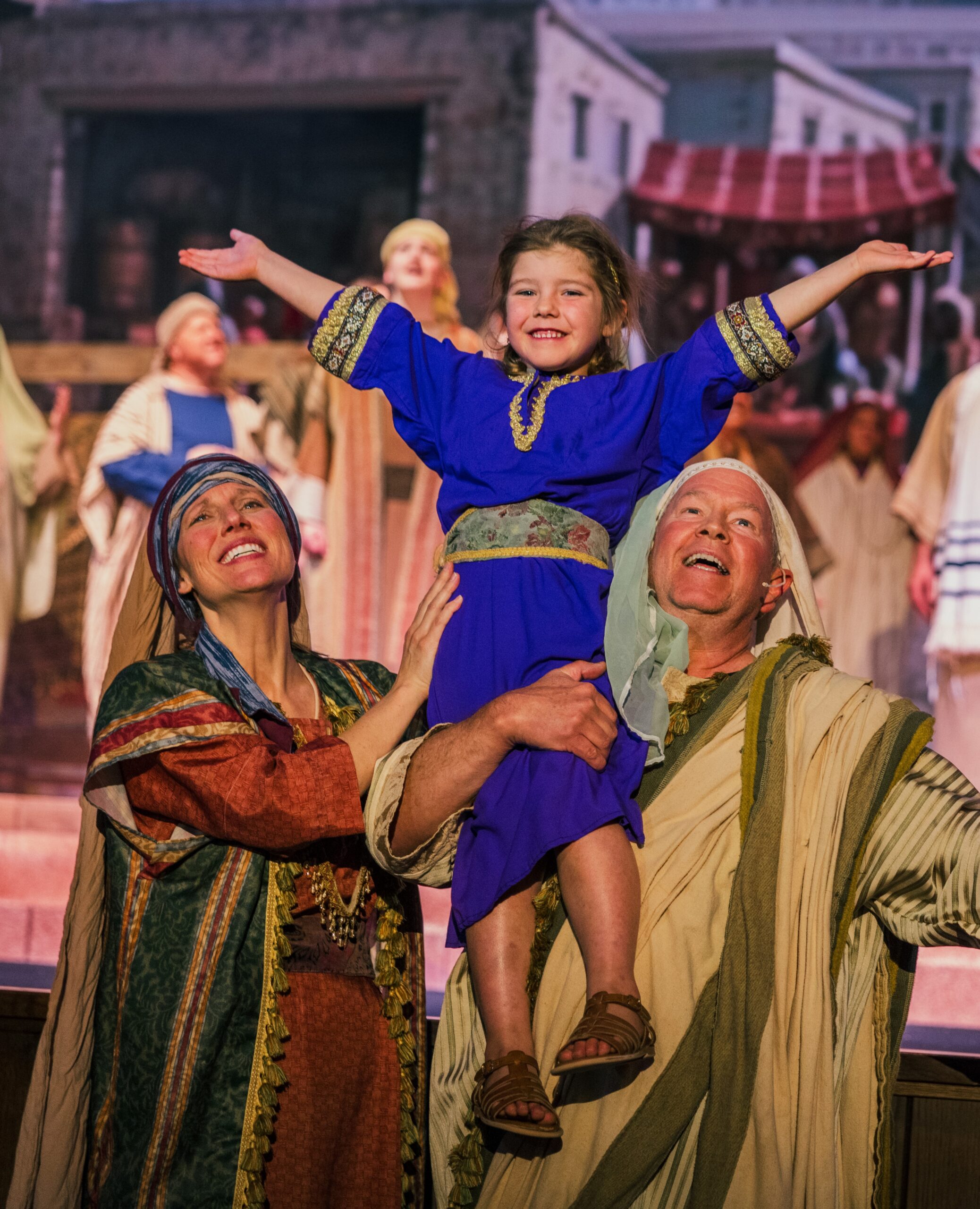 A scene from The Promise production