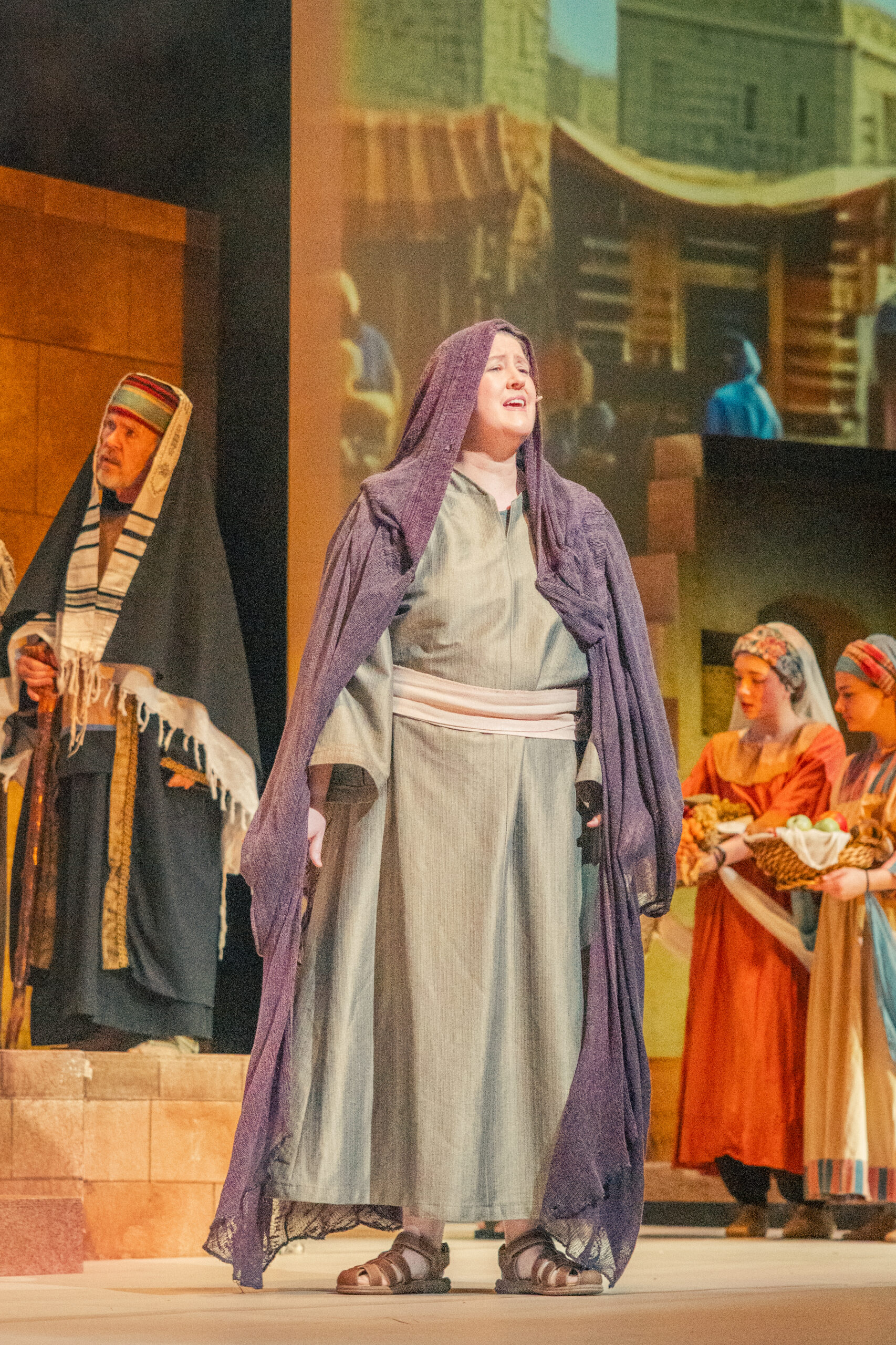 A scene from The Promise production
