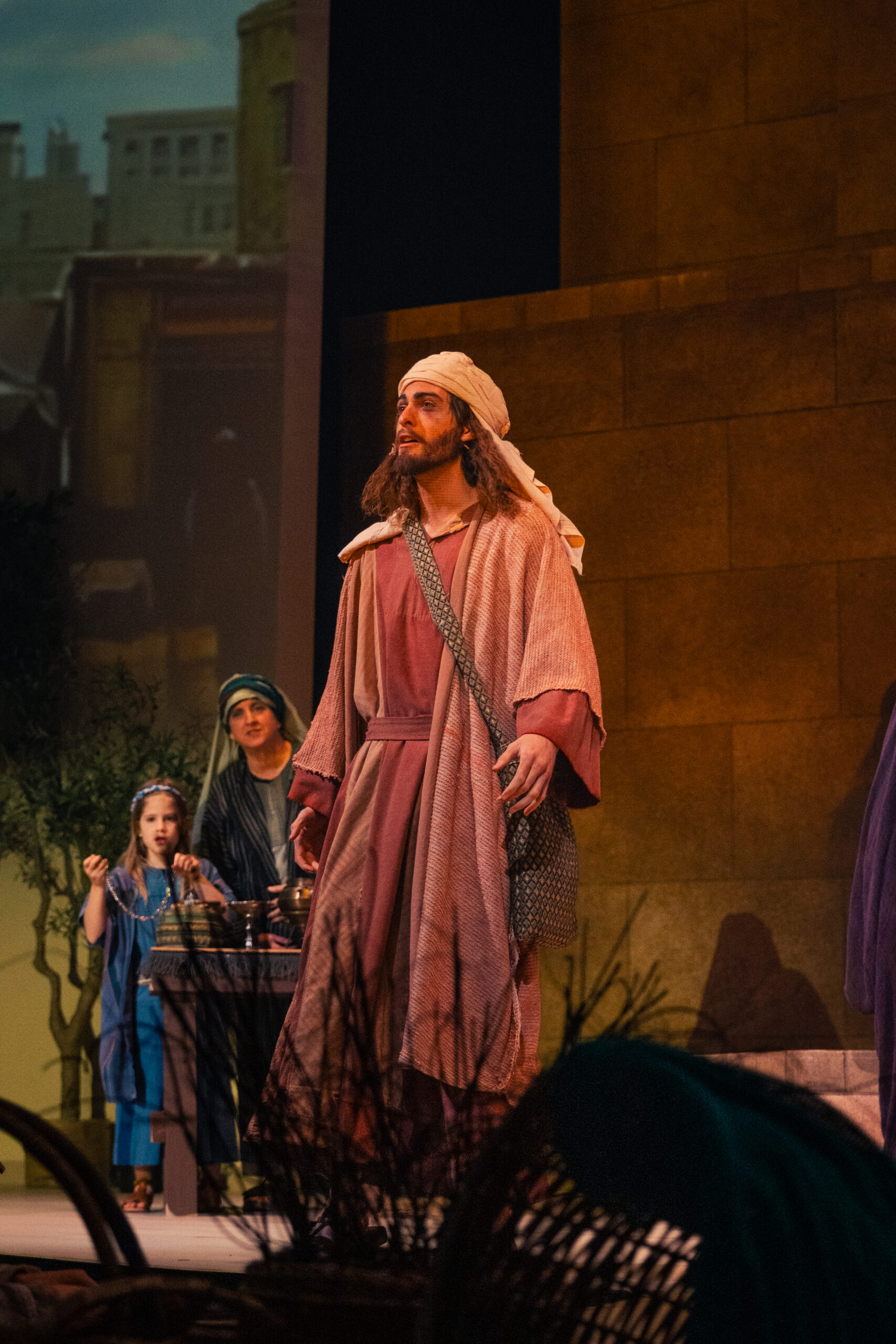 A scene from The Promise production
