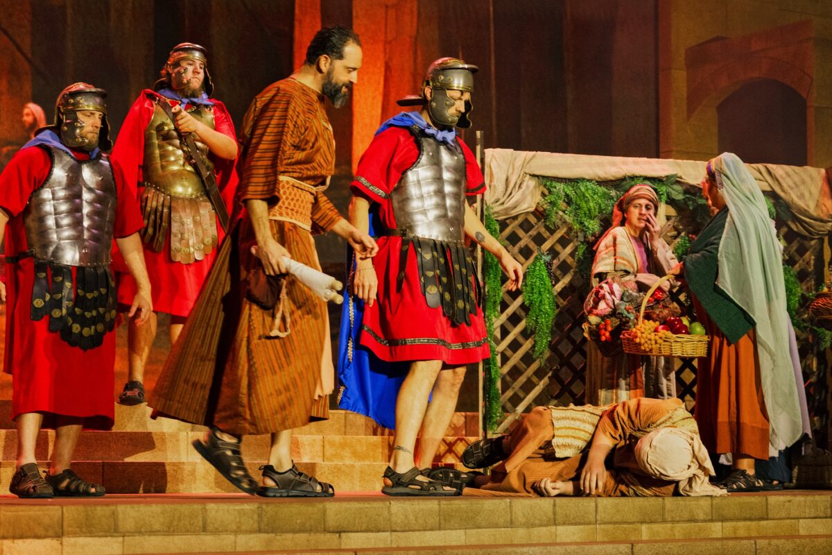 A scene from The Promise of Christmas, December 2025